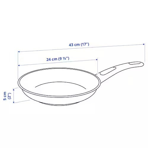 IKEA HEMLAGAD Frying pan | IKEA Frying Pans | IKEA Frying Pans & Woks | Eachdaykart