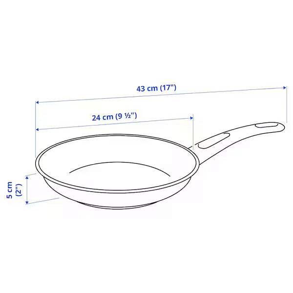 IKEA 365+ Frying pan, stainless steel/non-stick coating | IKEA Frying Pans | IKEA Frying Pans & Woks | Eachdaykart