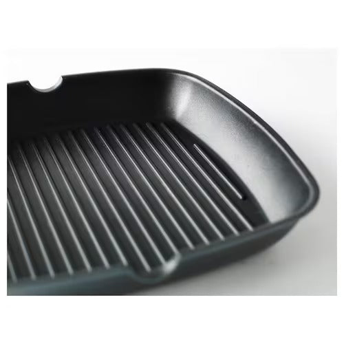 IKEA HEMLAGAD Grill pan, black | IKEA Grill pans | IKEA Frying Pans & Woks | Eachdaykart