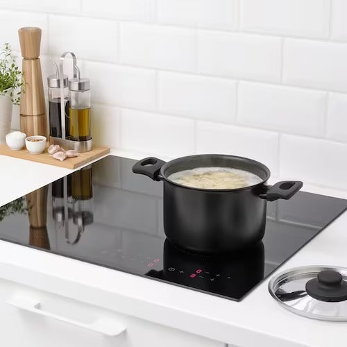 IKEA HEMLAGAD Pot with lid, black | IKEA Pots & sauce pans | Eachdaykart
