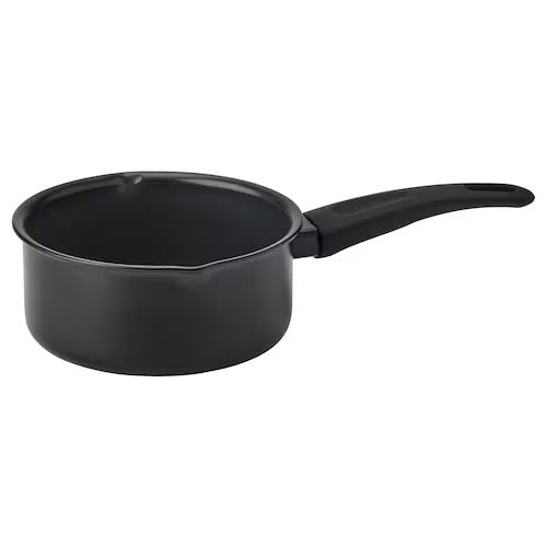 IKEA HEMLAGAD Saucepan, black | IKEA Pots & sauce pans | Eachdaykart