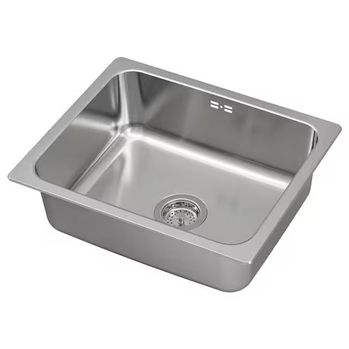 IKEA HAVSEN Inset sink, 1 bowl, white | IKEA Kitchen sinks | IKEA Modular Kitchens | Eachdaykart