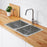 IKEA HILLESJON Inset sink, 2 bowls, stainless steel | IKEA Kitchen sinks | IKEA Modular Kitchens | Eachdaykart