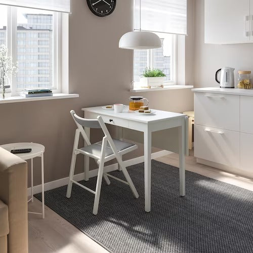 IKEA IDANAS / TERJE Table and 1 chair, white/Knisa light grey |  IKEA Dining sets up to 2 chairs | IKEA Dining sets | Eachdaykart