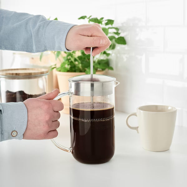 IKEA 365+ Coffee/tea maker, clear glass/stainless steel | IKEA Coffee makers & accessories | IKEA Coffee & tea | Eachdaykart