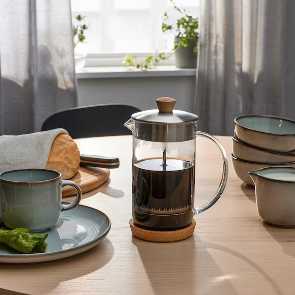 IKEA 365+ Coffee/tea maker, clear glass/stainless steel