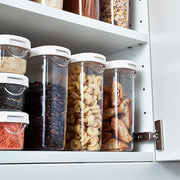 IKEA 365+ Dry food jar with lid, transparent/white | Food containers | Storage & organisation | Eachdaykart - EachDayKart