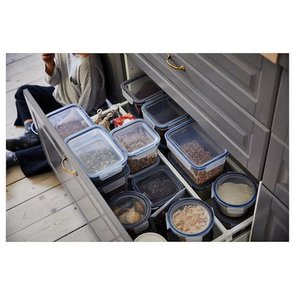 IKEA 365+ Food container, round/glass | Food containers | Storage & organisation | Eachdaykart