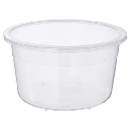 IKEA 365+ Food container, round/glass | Food containers | Storage & organisation | Eachdaykart