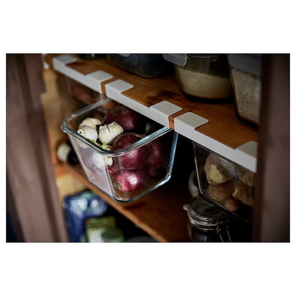 IKEA 365+ Food container, square/glass | Food containers | Storage & organisation | Eachdaykart - EachDayKart