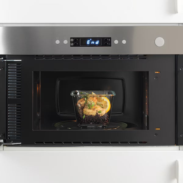 IKEA 365+ Food container, square/glass | Food containers | Storage & organisation | Eachdaykart - EachDayKart