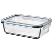 IKEA 365+ Food container with lid, rectangular glass/plastic | Food containers | Storage & organisation | Eachdaykart - EachDayKart