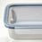 IKEA 365+ Food container with lid, rectangular stainless steel/plastic