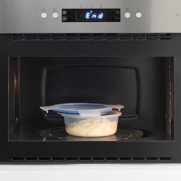 IKEA 365+ Food container with lid, round/plastic | Food containers | Storage & organisation | Eachdaykart - EachDayKart