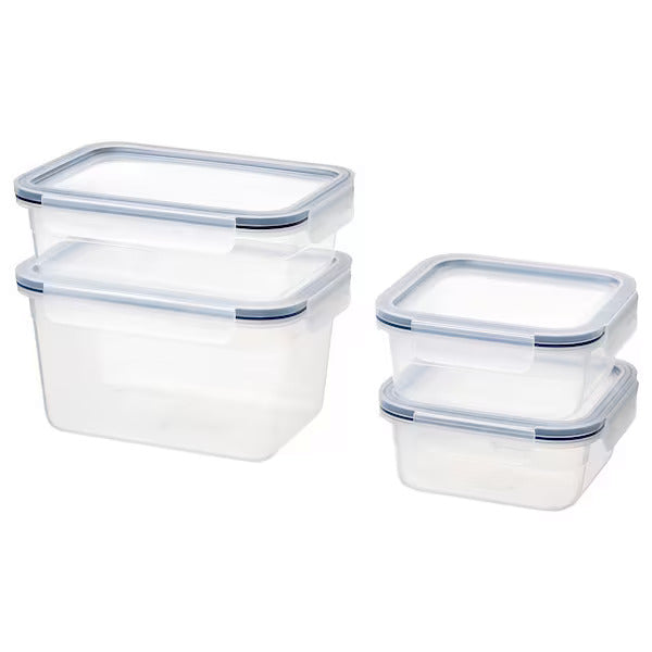 IKEA 365+ Food container with lid, square/plastic | Food containers | Storage & organisation | Eachdaykart - EachDayKart