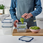 IKEA 365+ Food container with lid, square/plastic | Food containers | Storage & organisation | Eachdaykart - EachDayKart