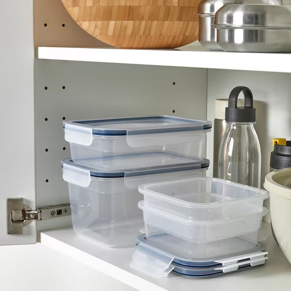 IKEA 365+ Food container with lid, square/plastic | Food containers | Storage & organisation | Eachdaykart - EachDayKart