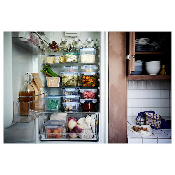 IKEA 365+ Food container with lid, square/plastic | Food containers | Storage & organisation | Eachdaykart