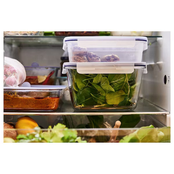 IKEA 365+ Food container with lid, square/plastic | Food containers | Storage & organisation | Eachdaykart