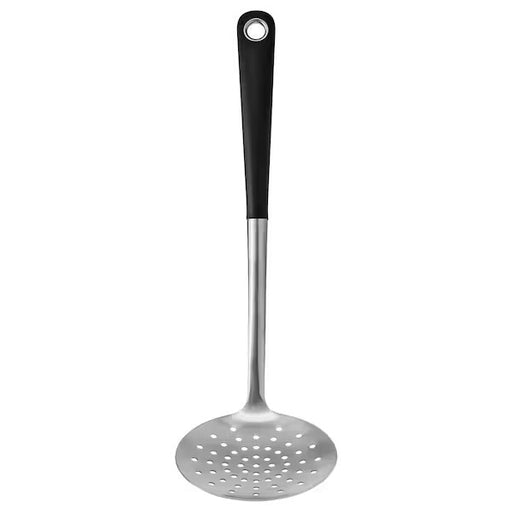 IKEA 365+ HJALTE Skimmer, stainless steel/black | IKEA Cooking utensils | Eachdaykart