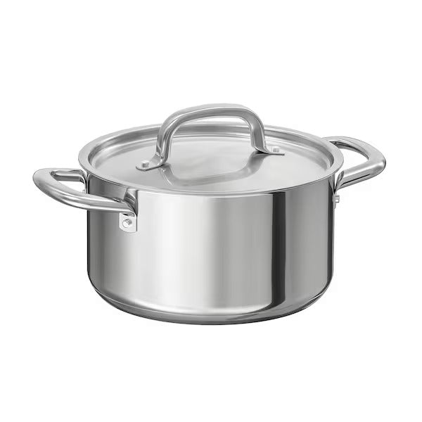 IKEA 365+ Pot with lid, stainless steel | IKEA Pots & sauce pans | Eachdaykart