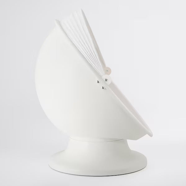 IKEA PS LOMSK Swivel armchair, white/red | IKEA Small chairs | IKEA Children's chairs | Eachdaykart