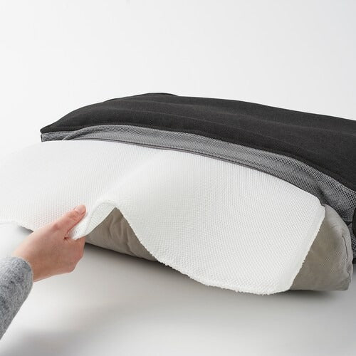 IKEA JARPON/DUVHOLMEN Back cushion, outdoor, anthracite | IKEA Outdoor cushions | IKEA Home textiles | Eachdaykart