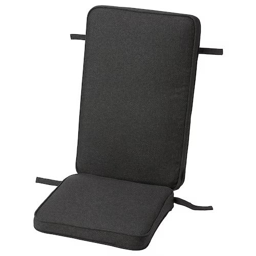 IKEA JARPON/DUVHOLMEN Seat/back cushion, outdoor, anthracite | IKEA Outdoor cushions | IKEA Home textiles | Eachdaykart