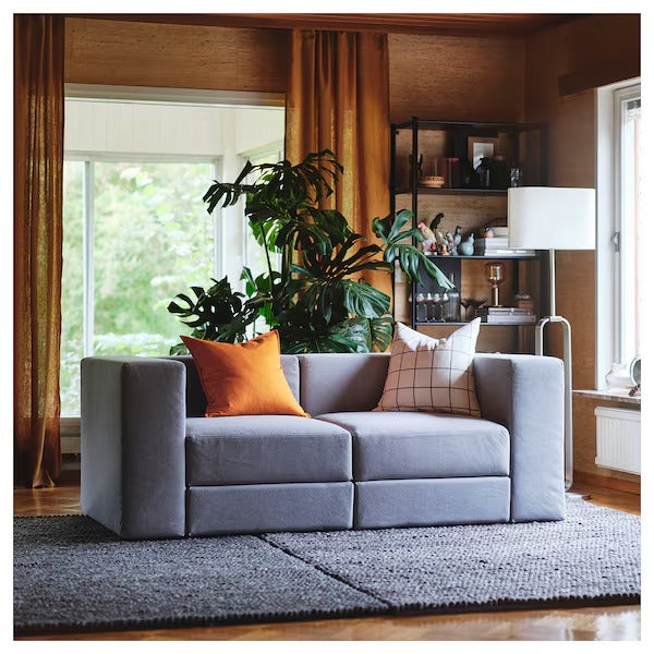 IKEA Jattebo 2 seat modular sofa tonerud grey