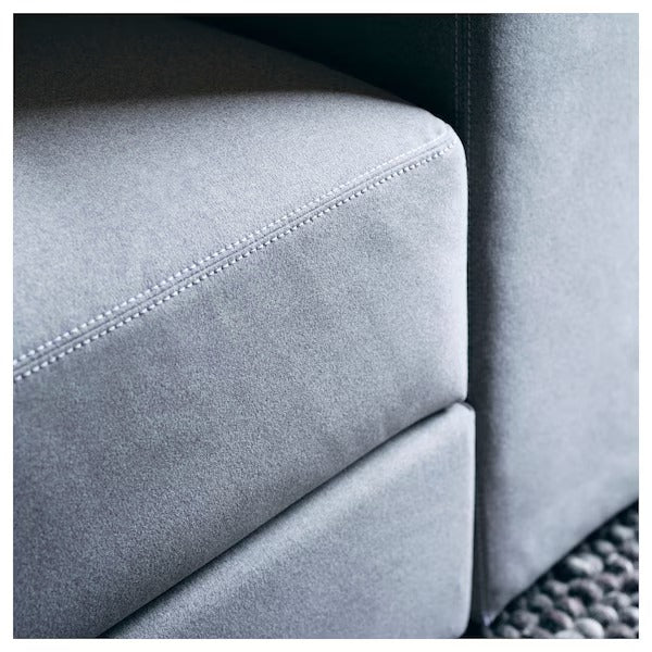 IKEA Jattebo 2 seat modular sofa with headrest tonerud grey