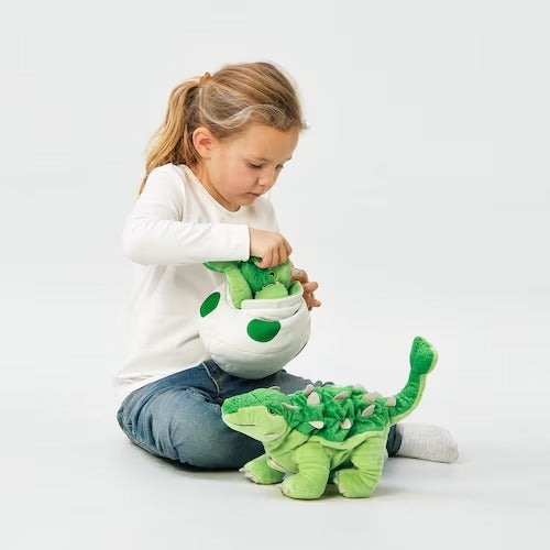 IKEA JATTELIK Soft toy, egg/dinosaur/dinosaur/ankylosaurus | IKEA Toys | Eachdaykart