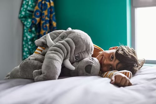IKEA JATTESTOR Soft toy, elephant/grey | IKEA Toys | Eachdaykart