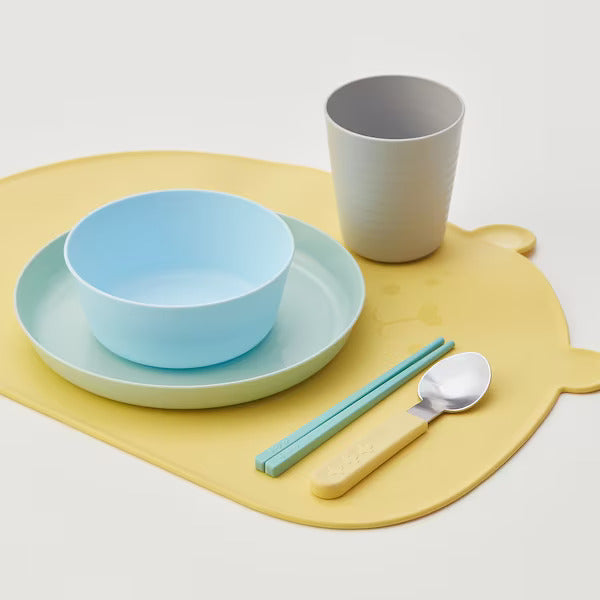 IKEA KANONKUL Place mat, yellow | IKEA Place Mat | Eachdaykart
