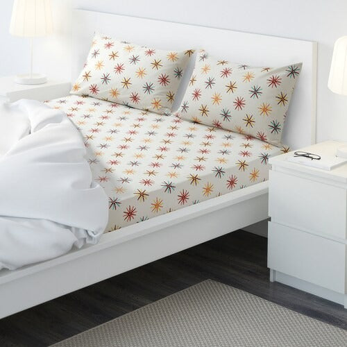 IKEA KLIBBARV Flat sheet and pillowcase, white | IKEA Bedsheets | IKEA Home textiles | Eachdaykart