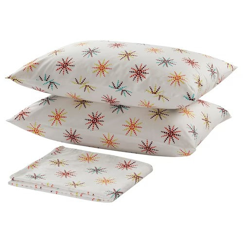 IKEA KLIBBARV Flat sheet and pillowcase, white | IKEA Bedsheets | IKEA Home textiles | Eachdaykart