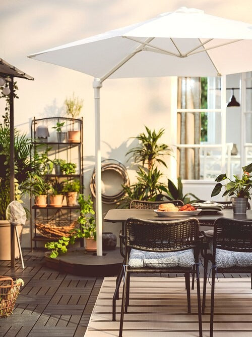 IKEA KLOSAN Chair cushion, outdoor, blue | IKEA Outdoor cushions | IKEA Home textiles | Eachdaykart