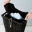 IKEA KNARRA Laundry basket with lining, black/brown | IKEA Laundry baskets | Eachdaykart