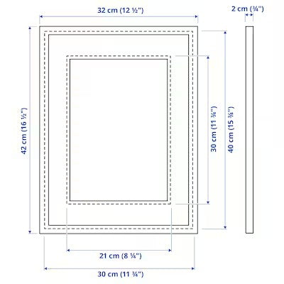 IKEA KNOPPANG Frame, black | IKEA Picture & photo frames | IKEA Frames & pictures | Eachdaykart