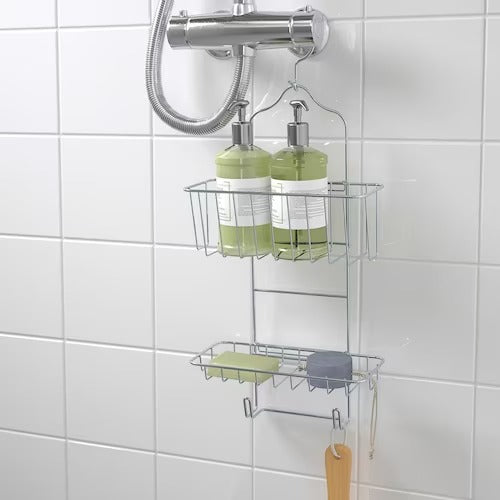 IKEA KROKFJORDEN Shower hanger, two tiers, zinc plated | IKEA Showers | IKEA Bathroom products | Eachdaykart