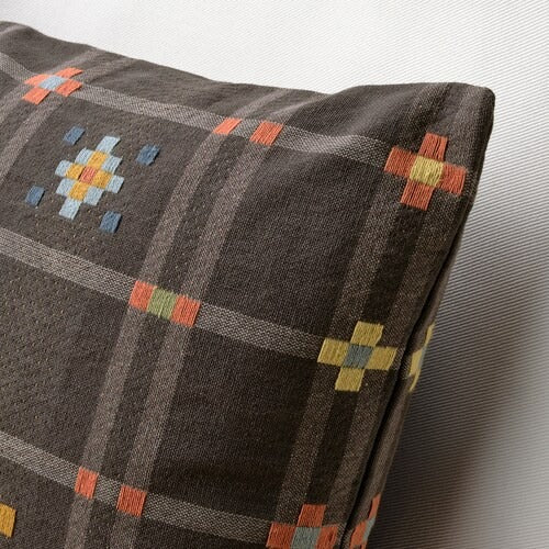 IKEA KUSTGRAN Cushion cover, yellow-green | IKEA Cushion covers | IKEA Home textiles | Eachdaykart