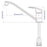 IKEA LAGAN Single-lever kitchen mixer tap, chrome-plated | IKEA Mixer taps | IKEA Modular Kitchens | Eachdaykart