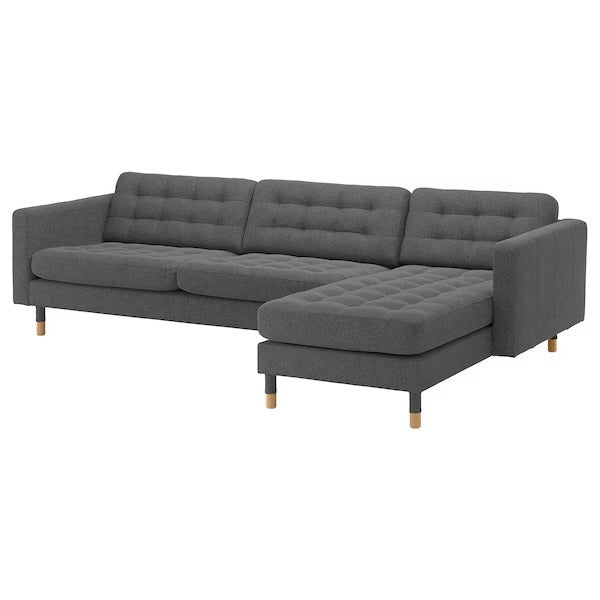 IKEA landskrona 4 seat sofa with chaise longue