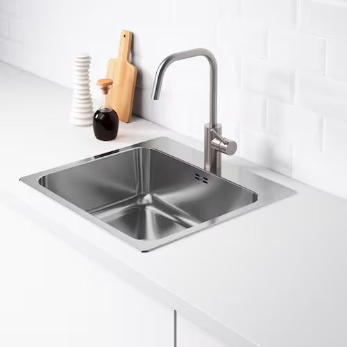 IKEA LANGUDDEN Inset sink, 1 bowl, stainless steel | IKEA Kitchen sinks | IKEA Modular Kitchens | Eachdaykart