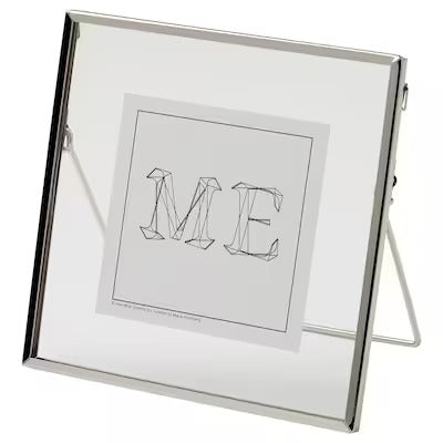 IKEA LERBODA Frame, silver-colour | IKEA Picture & photo frames | IKEA Frames & pictures | Eachdaykart