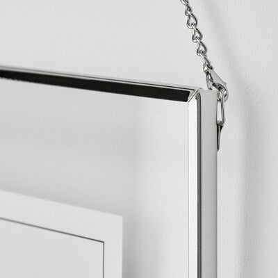 IKEA LERBODA Frame, silver-colour | IKEA Picture & photo frames | IKEA Frames & pictures | Eachdaykart