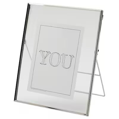 IKEA LERBODA Frame, silver-colour | IKEA Picture & photo frames | IKEA Frames & pictures | Eachdaykart