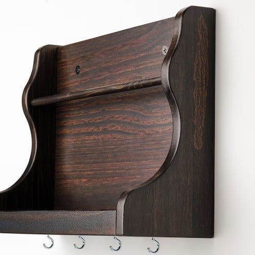 IKEA LEVLA Wall organiser, dark brown | IKEA Picture ledges | IKEA Frames & pictures | Eachdaykart