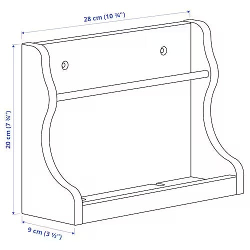 IKEA LEVLA Wall organiser, dark brown | IKEA Picture ledges | IKEA Frames & pictures | Eachdaykart