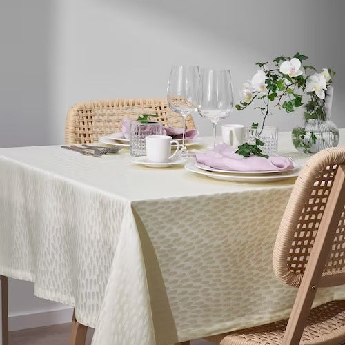 IKEA LIGUSTER Tablecloth, patterned white | IKEA IKEA Table Linen | IKEA Home textiles | Eachdaykart