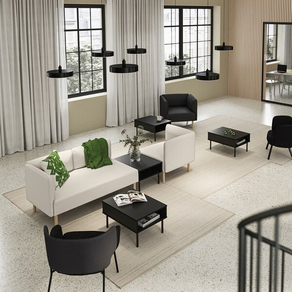 IKEA Lillehem 3 seat modular sofa with side table